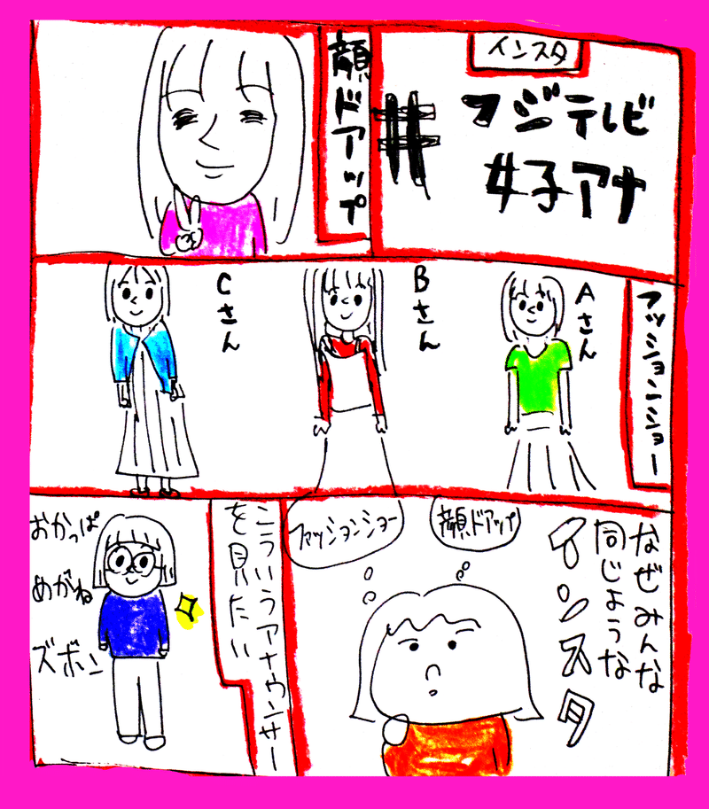 フジテレビの女子アナがみんな同じな件 ミッケ佳 Note