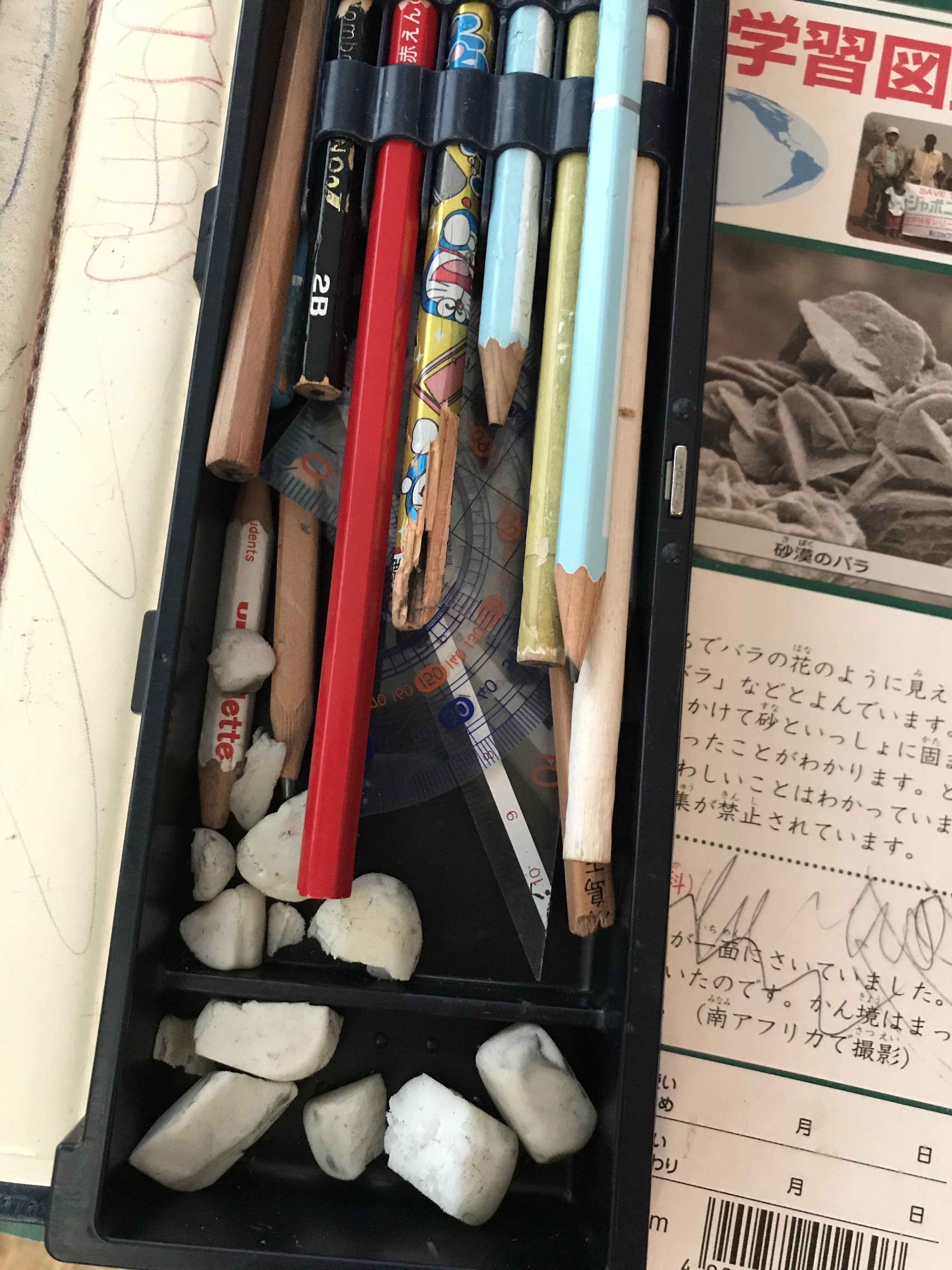 消しゴムがボロボロ 鉛筆がガジガジ Decoboco Mama Note
