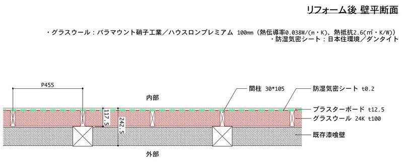 新壁断面