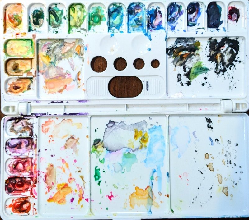 大人のための第二回絵画教室 At Moyu S Note 水彩の色の使い方 Moyu Note