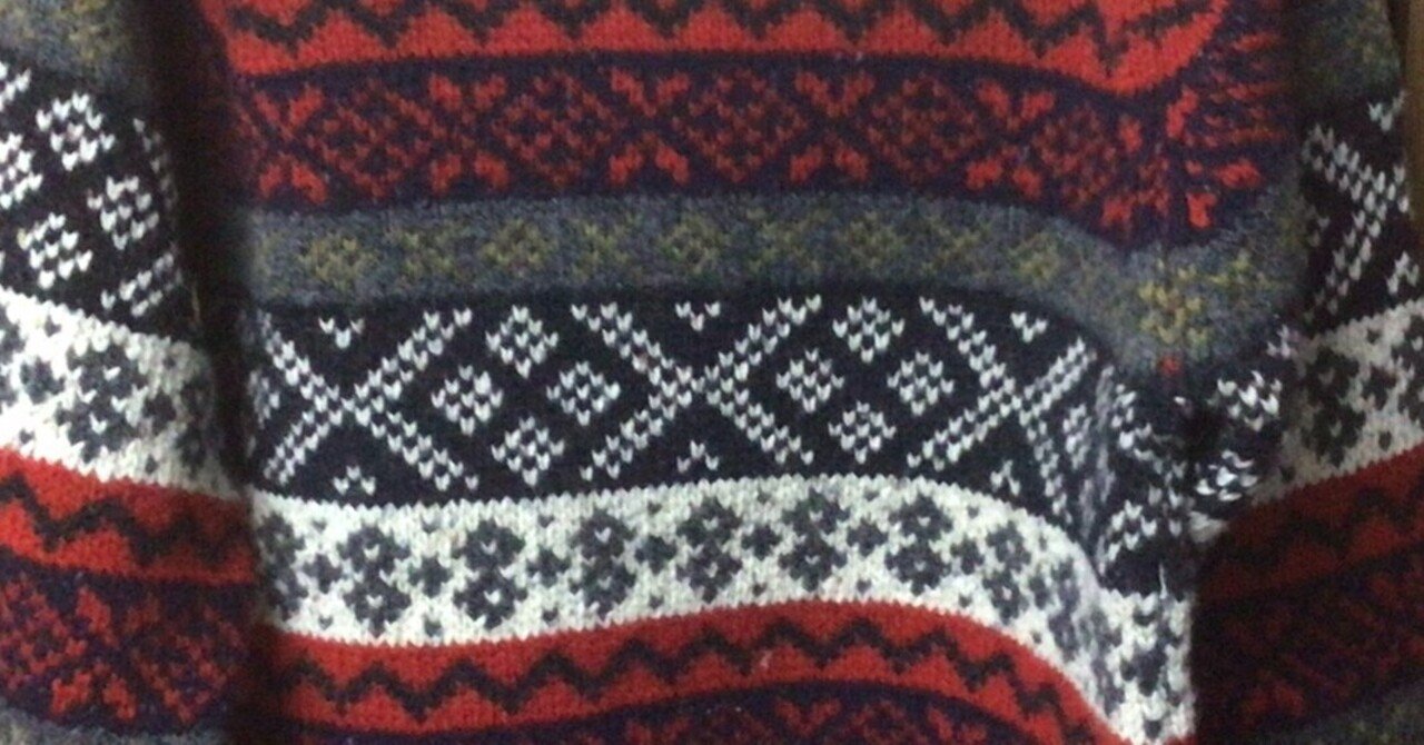 メーカー直売】 RIVER VALLEY フェアアイル柄 Wool ニット ウール