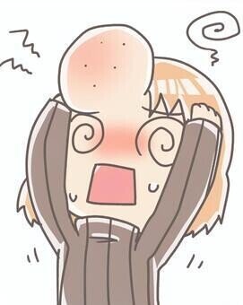 キャビネットの角におでこをぶっけて たんこぶでました たんこぶなんて小学校以来ダヨ Nuまゆげ Note