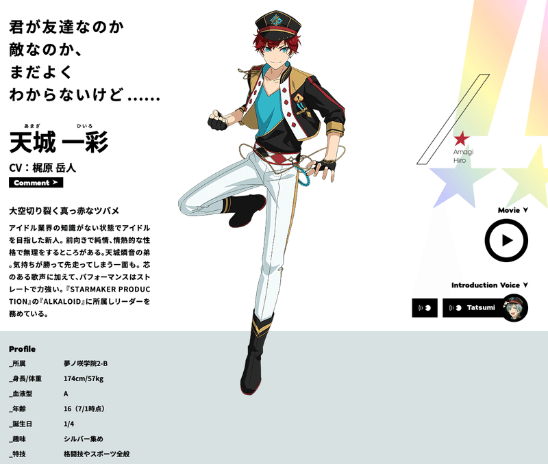 あんスタキャラの第一印象 スタプロ編 なまふ Note あんスタキャラの第一印象 スタプロ編 なまふ Note