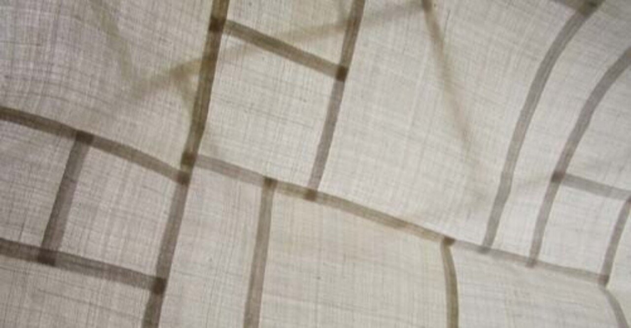 ポジャギの定番！白の麻で作るノレン｜pojagi*sono