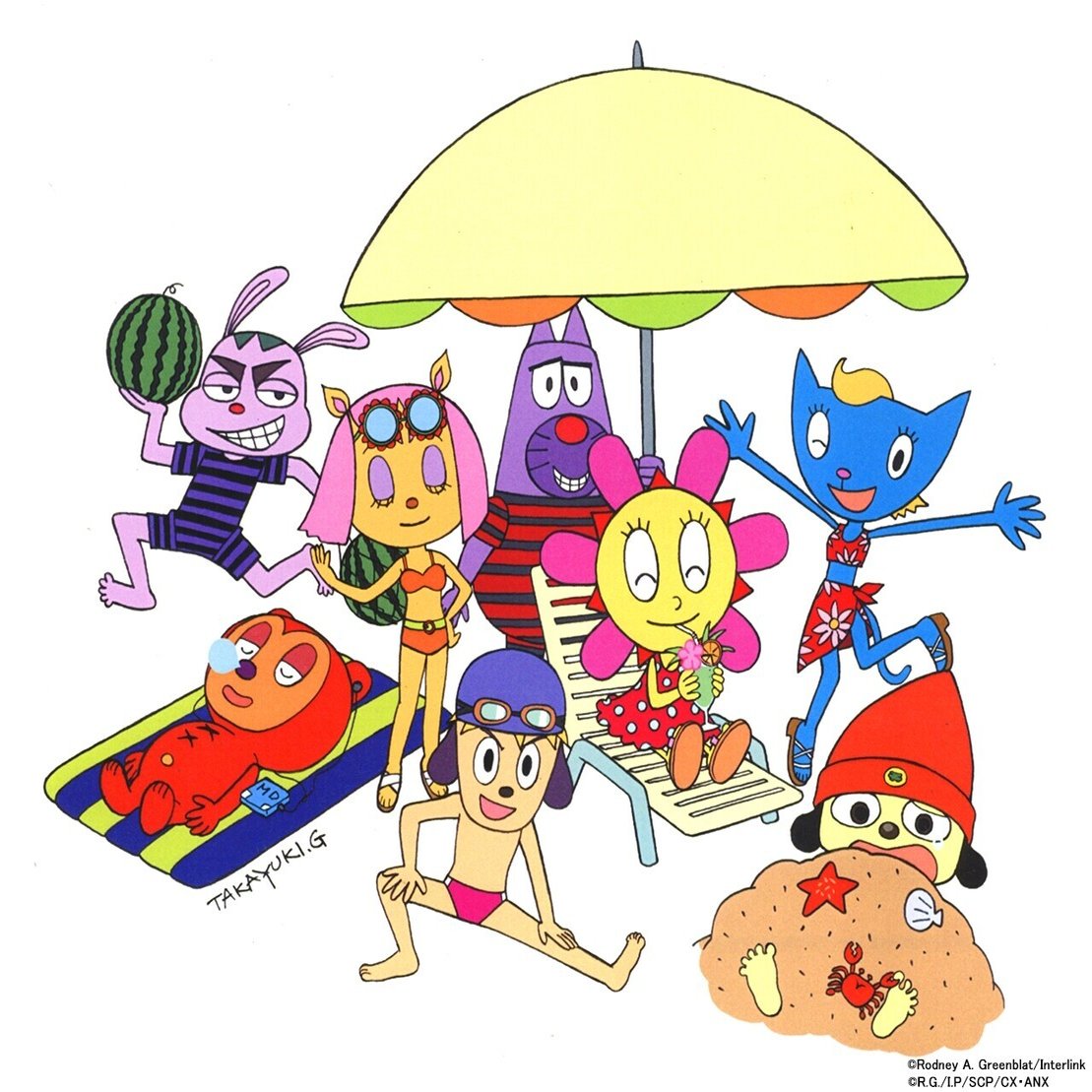 後藤隆幸アニメーター業40th Art Gallery パラッパラッパー 編 I G Note はじめました Note