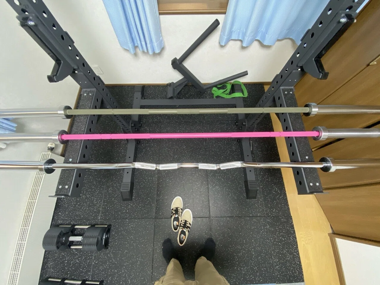GYMWAY セラコートパワーバー オリンピックバー バーベル ホームジム筋 GYMWAY セラコートパワーバー オリンピックバー バーベル ホームジム筋