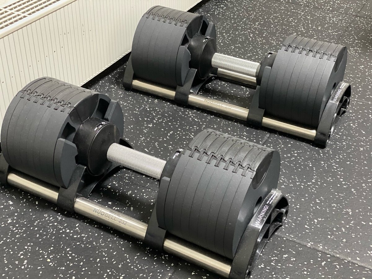 ホームジム ラバープレートダンベル2セット 105キロ7万円相当