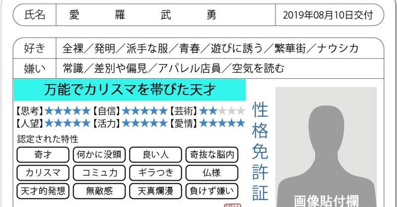 僕の性格免許証 浅賀綜太 大学生ラジオパーソナリティ Note 僕の性格免許証 浅賀綜太 大学生ラジオパーソナリティ Note