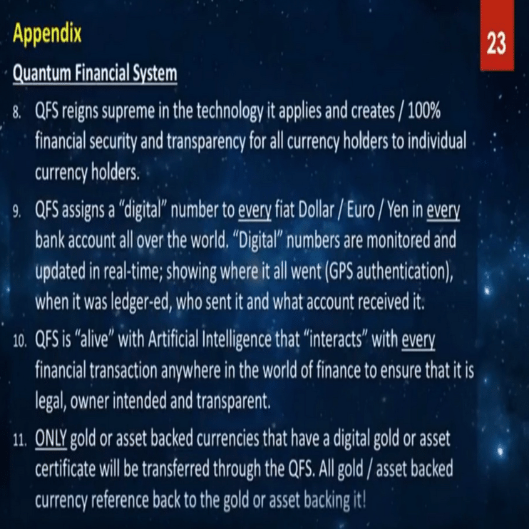 THE QUANTUM FINANCIAL SYSTEM｜CHICKEN COZY