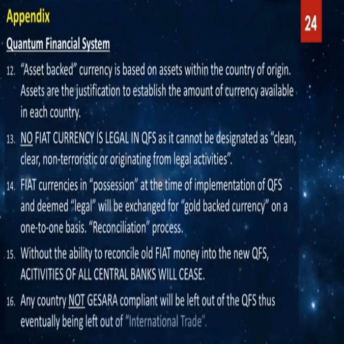 THE QUANTUM FINANCIAL SYSTEM｜CHICKEN COZY