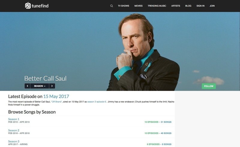 海外ドラマの挿入曲が探せるサイト Tunefind Charly Jp Note 海外ドラマの挿入曲が探せるサイト Tunefind Charly Jp Note
