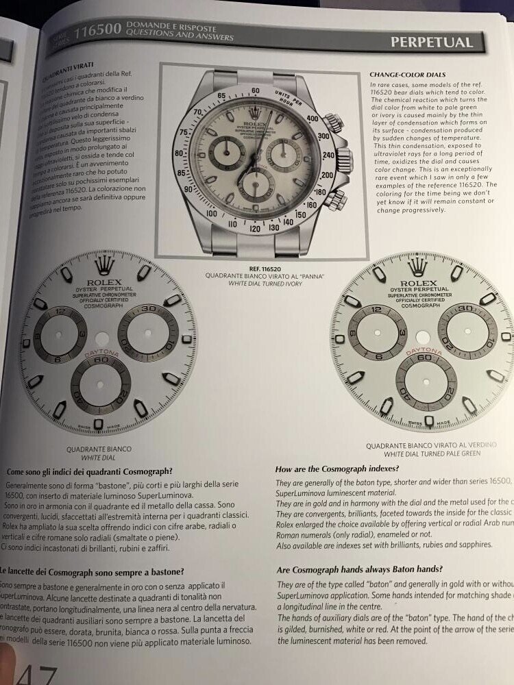 ロレックスデイトナのレアダイヤル参考！パトリッツィ & クリーム｜Ref