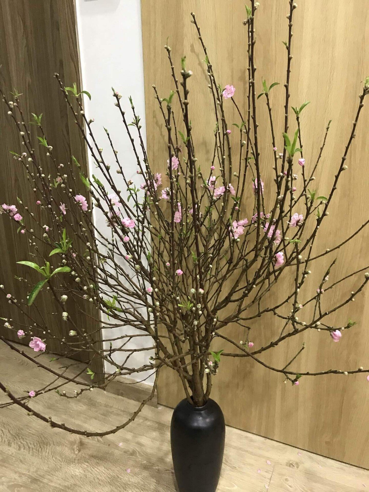 旧正月飾りの桃の花 はやしやし Note