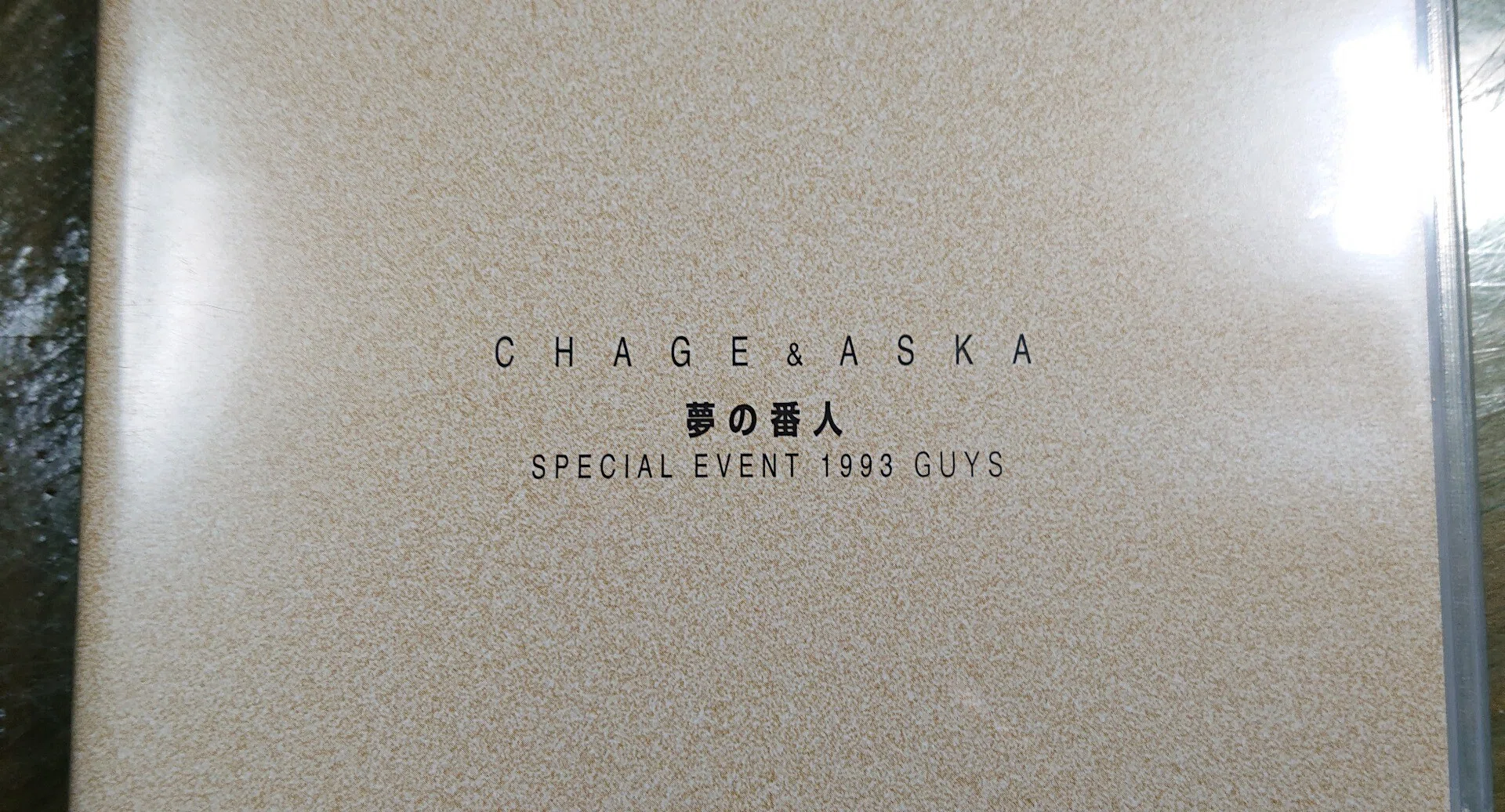 CHAGE&ASKA 夢の番人 SPECIAL EVENT 1993 GUYS』バレンタインの日、CS