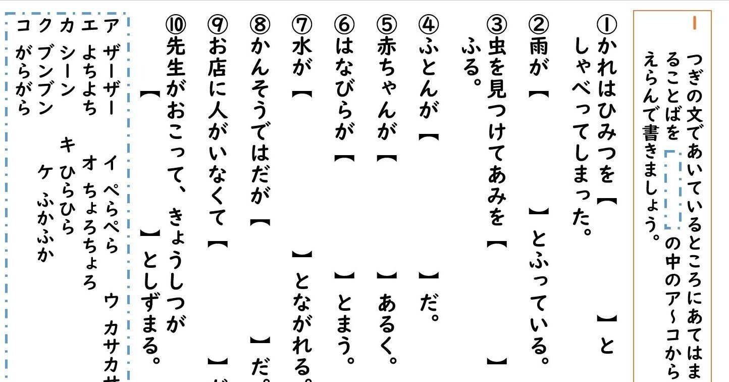小学校2年生国語 ようすを表すことば4 らいおんの鉢 Note 小学校2年生国語 ようすを表すことば4 らいおんの鉢 Note