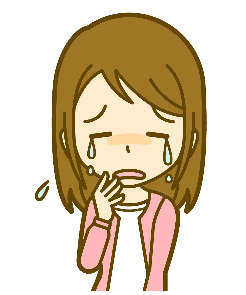泣く女性