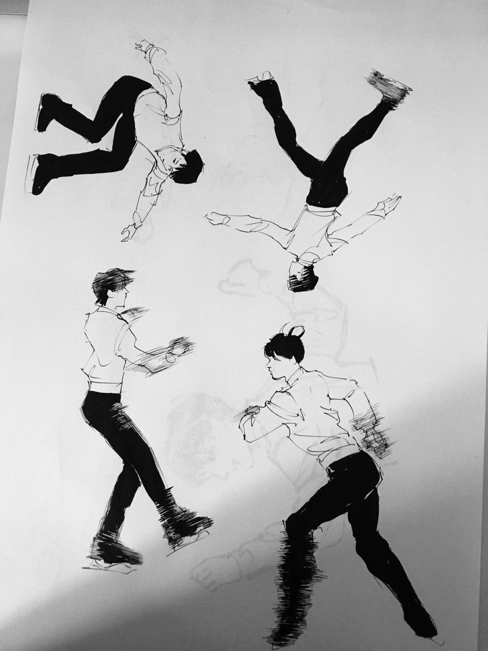 バラード羽生ドローイング やま形 Note