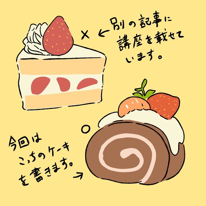 誰でも描ける簡単デザート講座 チョコロール編 Momohiki011 Note