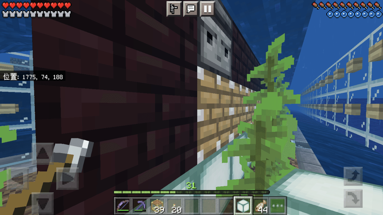 Minecraft 昆布自動収穫機と仕様の罠 紡戯 Note