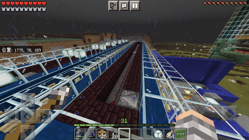 Minecraft 昆布自動収穫機と仕様の罠 紡戯 Note