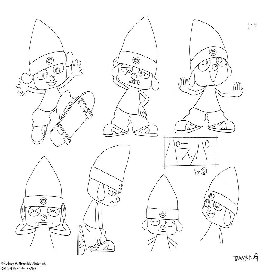 後藤隆幸アニメーター業40th Art Gallery パラッパラッパー 編 I G Note はじめました Note