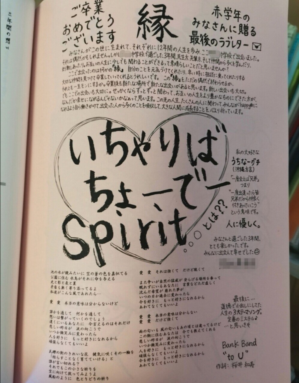 Bank Band To U ピタパン Nevaland Note