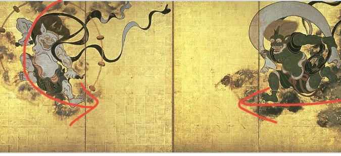 本物の風神雷神図屏風に会ってきました ー「琳派と印象派」展にてー｜きの