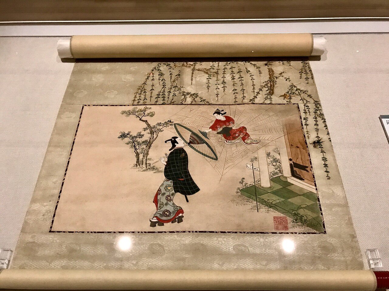 北斎や写楽など 天才浮世絵師たちの肉筆画 １点ものの絵画 がずら り 蜘蛛の巣の上に人 鬼滅の刃 っぽい場面も つあお まいこ 浮世離れマスターズ Note