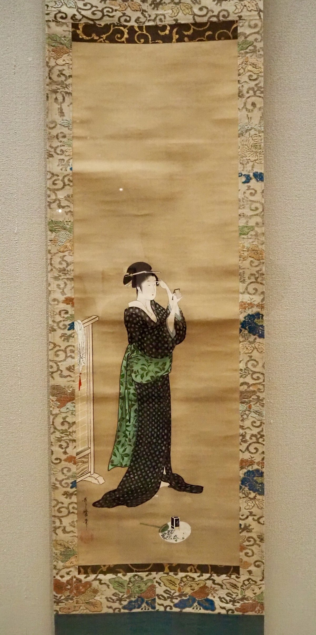 柳川重信による浮世絵「Osaka Shinmachi nerimono」