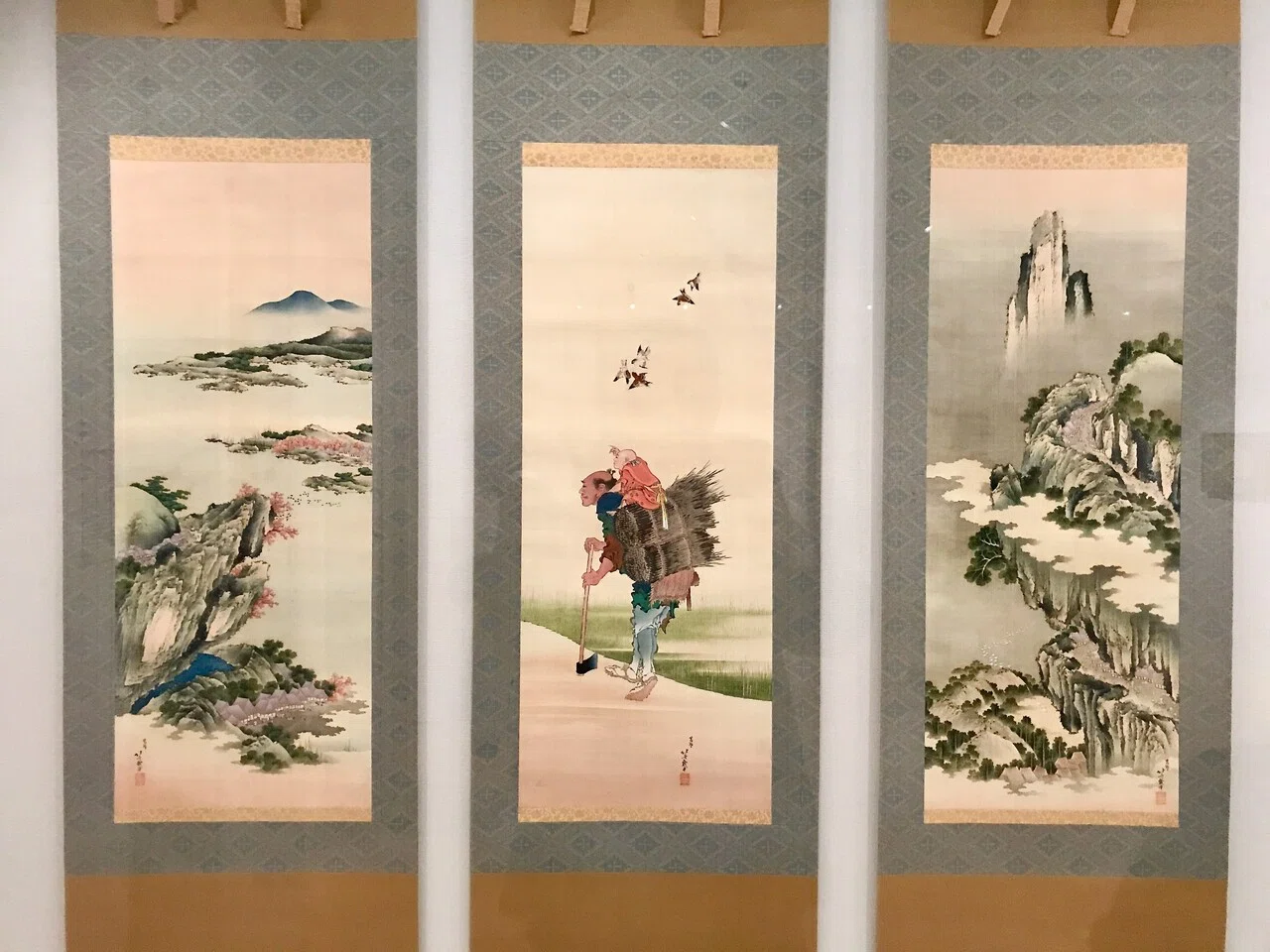 希少！[柴田是真・ウサギの神殿]／肉筆浮世絵師 北斎や写楽など、天才浮世絵師たちの肉筆画（1点ものの絵画）がずら