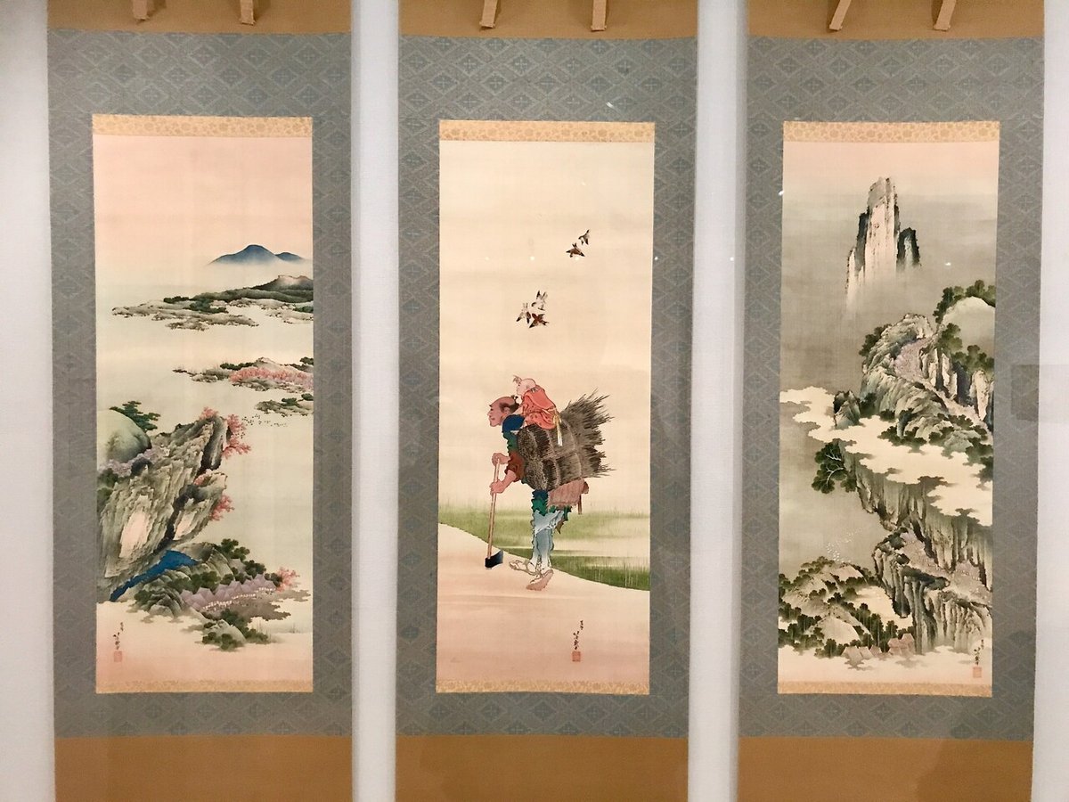 北斎や写楽など、天才浮世絵師たちの肉筆画（1点ものの絵画）がずら