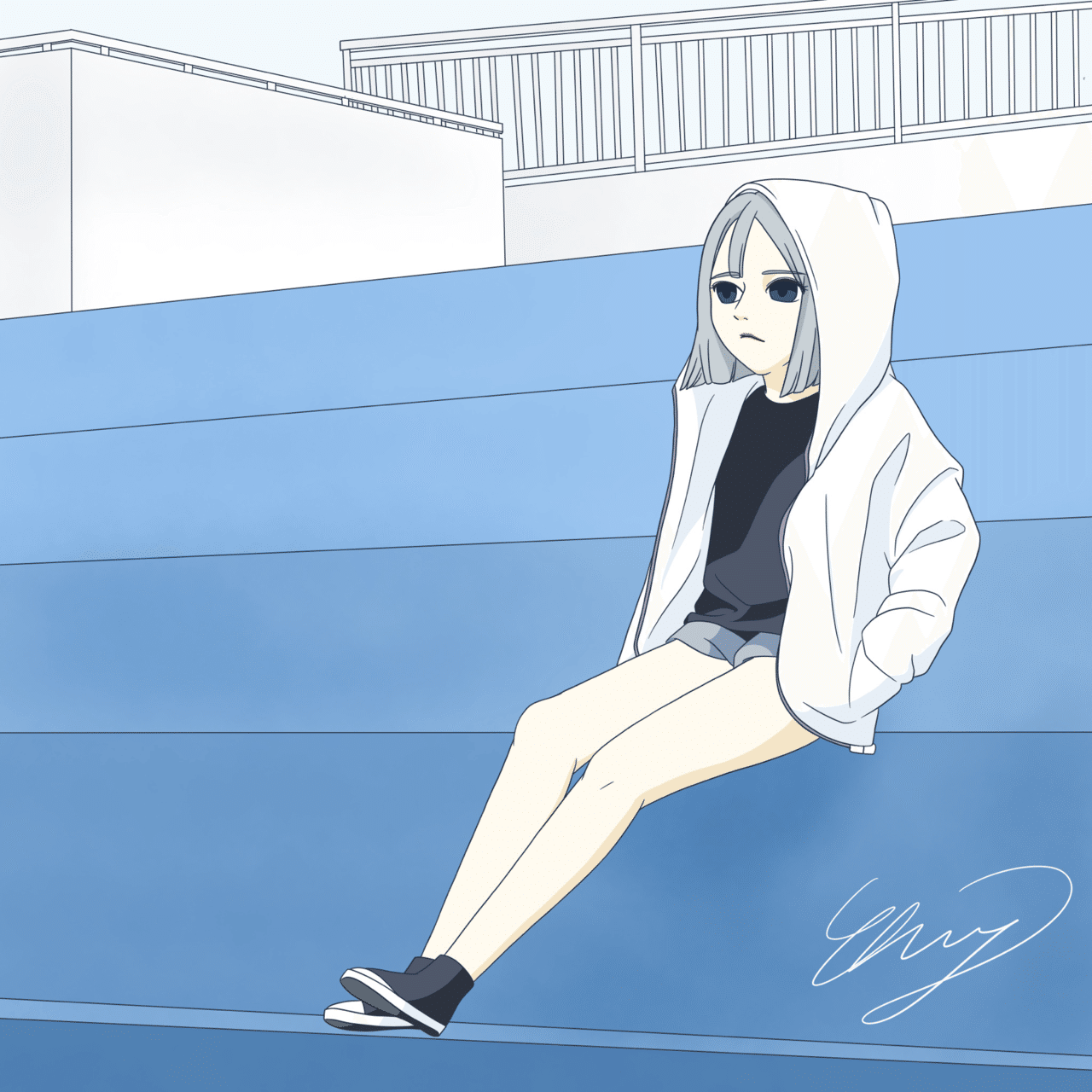 服のシワが難しい 365日備忘録 イラスト 練習 310日目 継続 Chiy Note