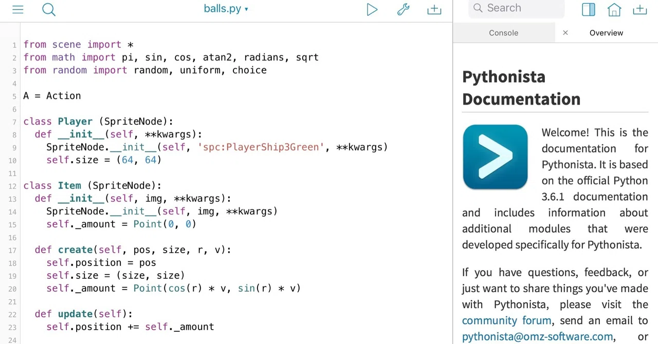 iOSアプリ「Pythonista3」で自作ゲーム 〜 シンプルなシューティングゲームを作りました|icktty