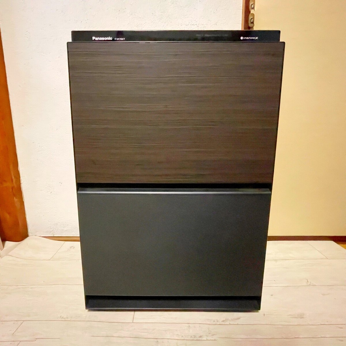 Panasonic 加湿空気清浄機 F-VC70XT 畳木目 2020年製 （中古美品  