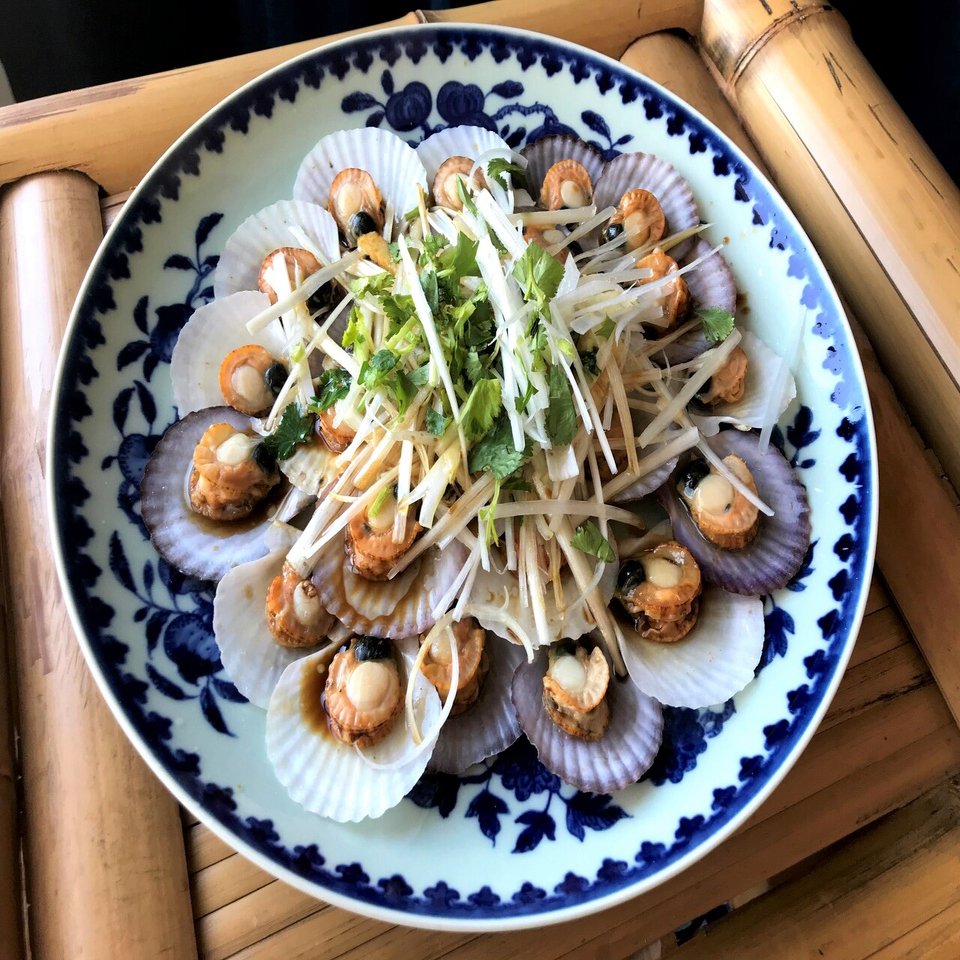 おうちで中華 油淋小扇貝 蒸しベビーホタテの香味だれかけ 酒徒 しゅと おうちで中華 Note