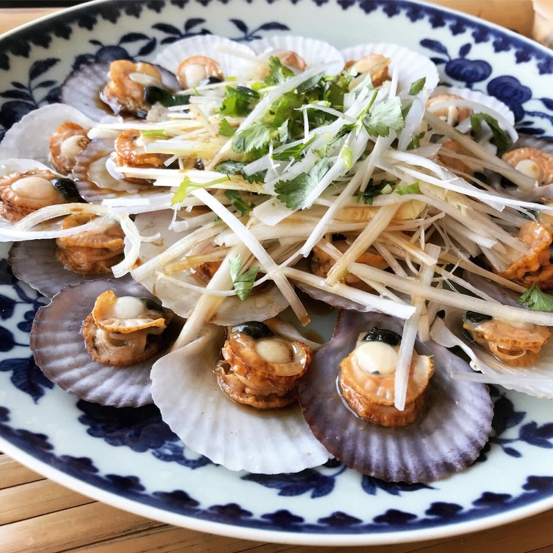 おうちで中華 油淋小扇貝 蒸しベビーホタテの香味だれかけ 酒徒 しゅと おうちで中華 Note