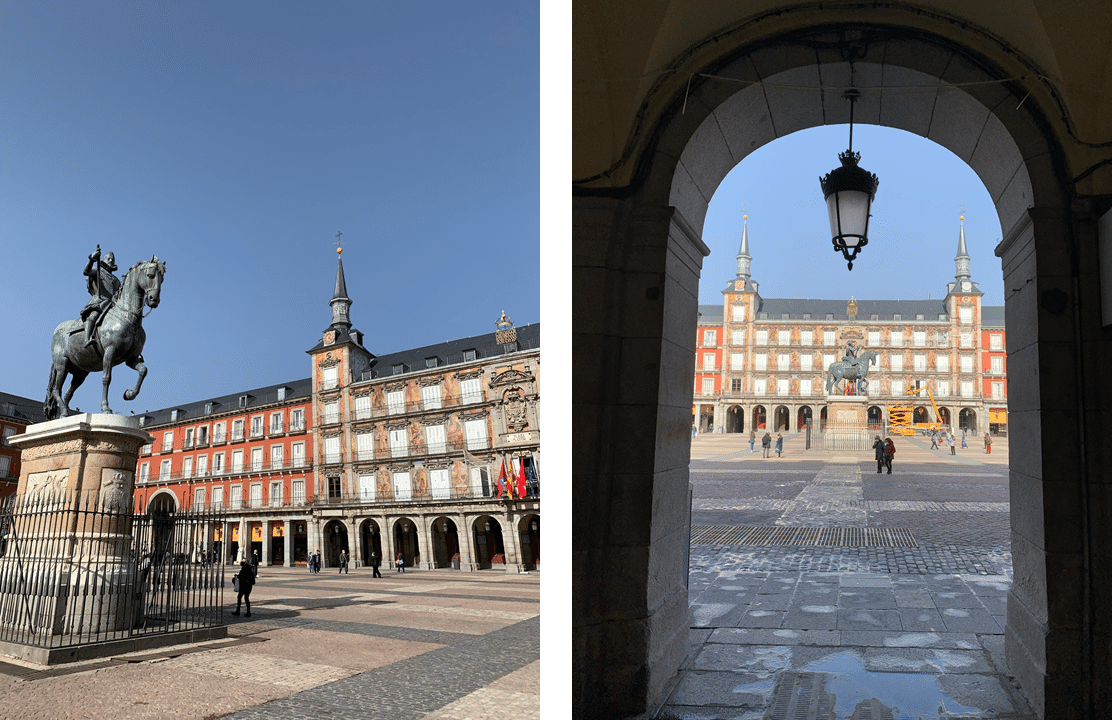 002【まにトラ】スペイン・マドリード：マヨール広場 その2｜まにー