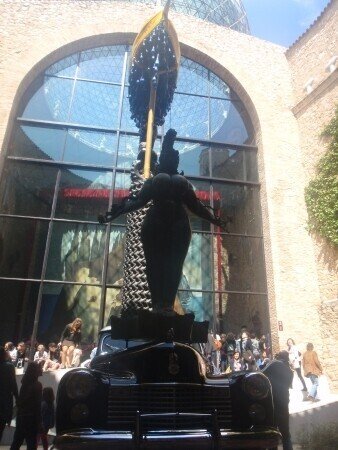 スペイン旅12 バルセロナから日帰りで ダリ劇場美術館 フィゲラス スペイン 海に舞う Note