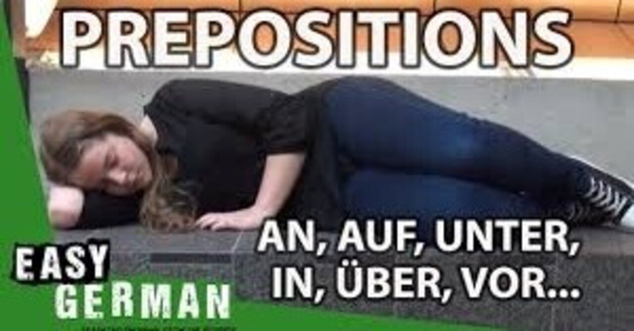 ドイツ語Dat(3格)もAkk(4格)も両方使う前置詞in, an, auf, unter
