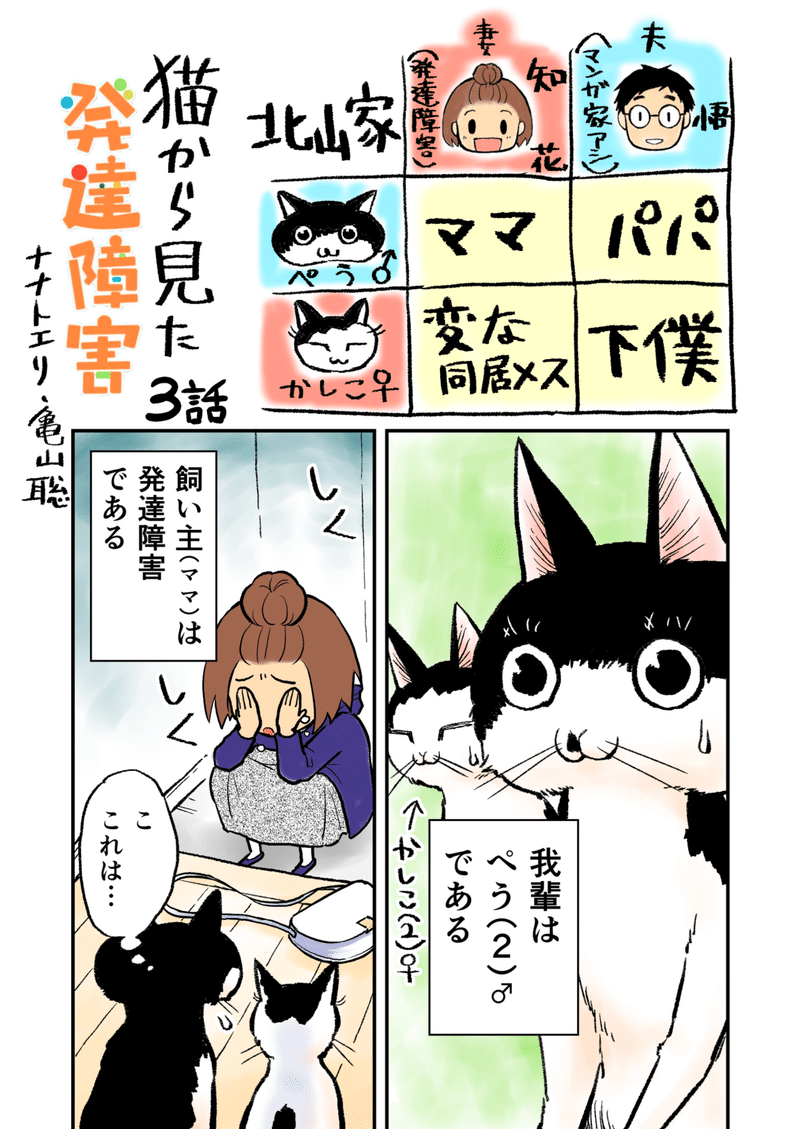 猫から見た発達障害 No3 ナナトエリ 亀山聡 Note
