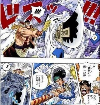 マルコ ビスタの覇気攻撃が赤犬に無効なのは武装色で負けたから ルキ Note