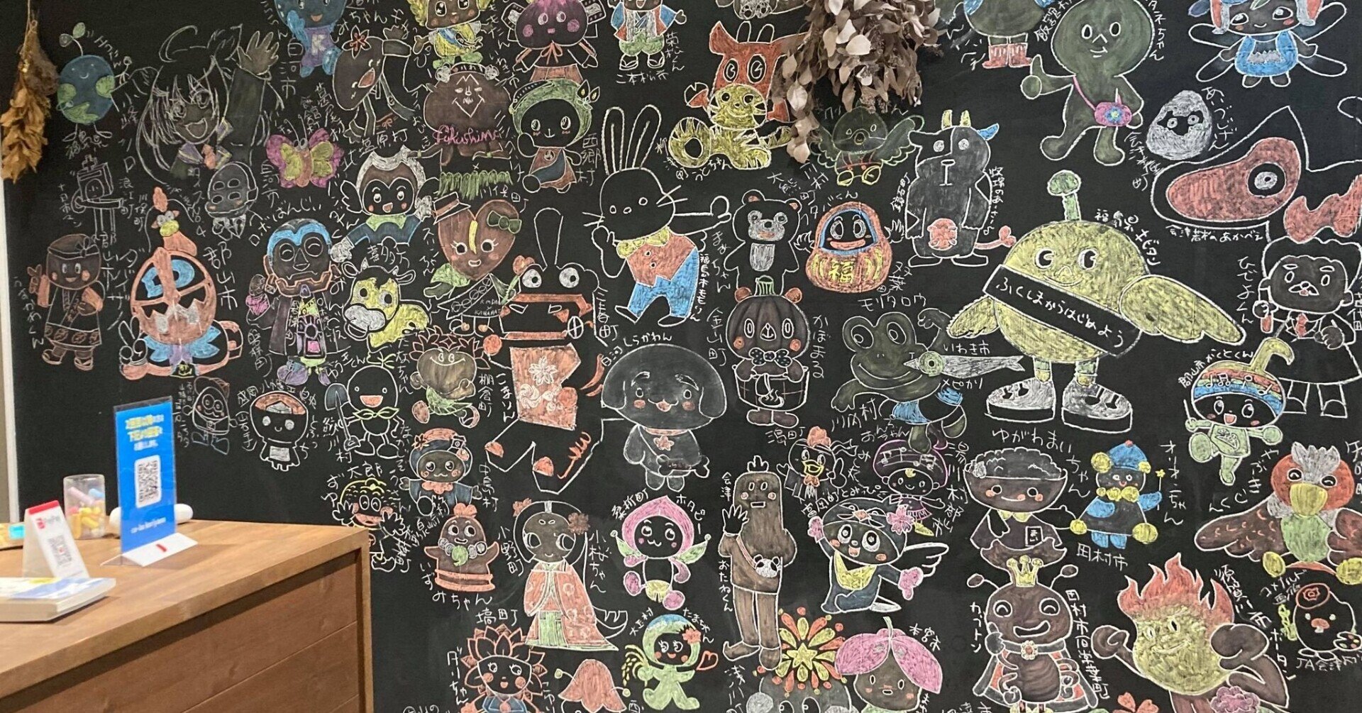 黒板に福島県のキャラクターをかいていた話 ちいさいコミュマネ Note 黒板に福島県のキャラクターをかいていた話 ちいさいコミュマネ Note