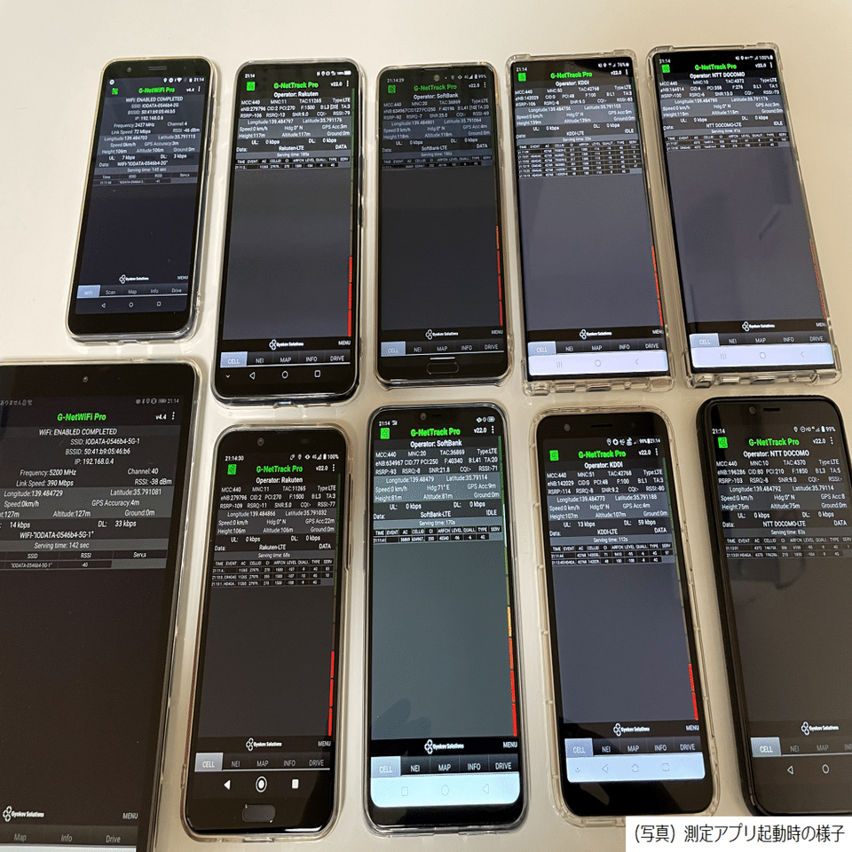 iPhone Galaxy スマホ スマートホン携帯 携帯基地局の電磁波測定器