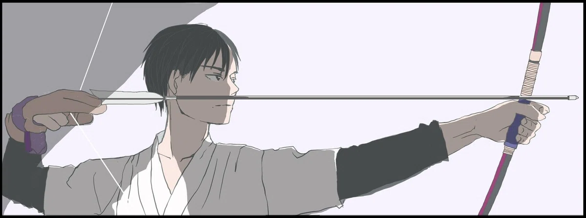横顔弓道