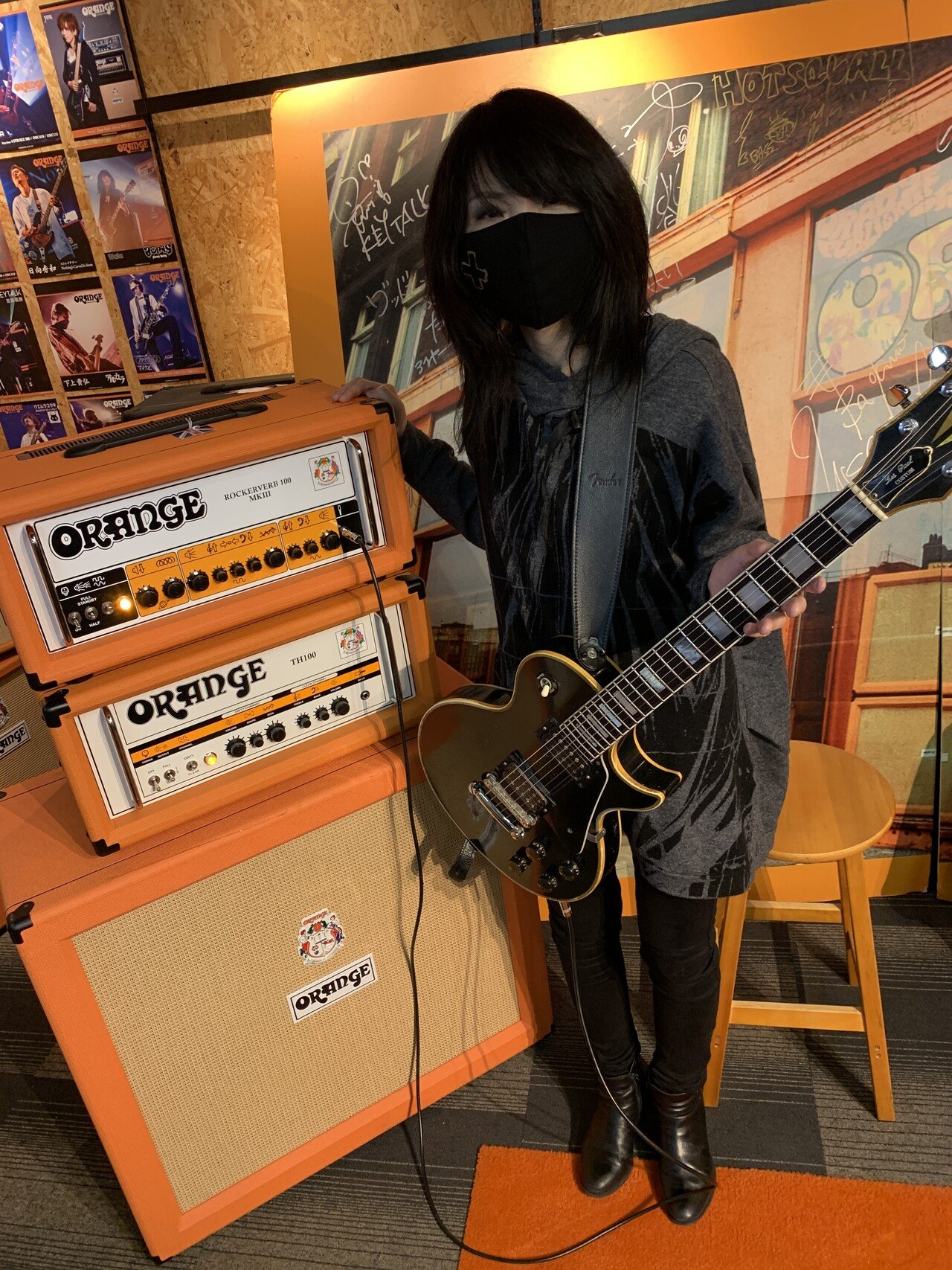 【oasis】B2ポスター　ギター　アンプ B2ポスター【OASIS】オアシス 30周年特別展 ギターアンプ
