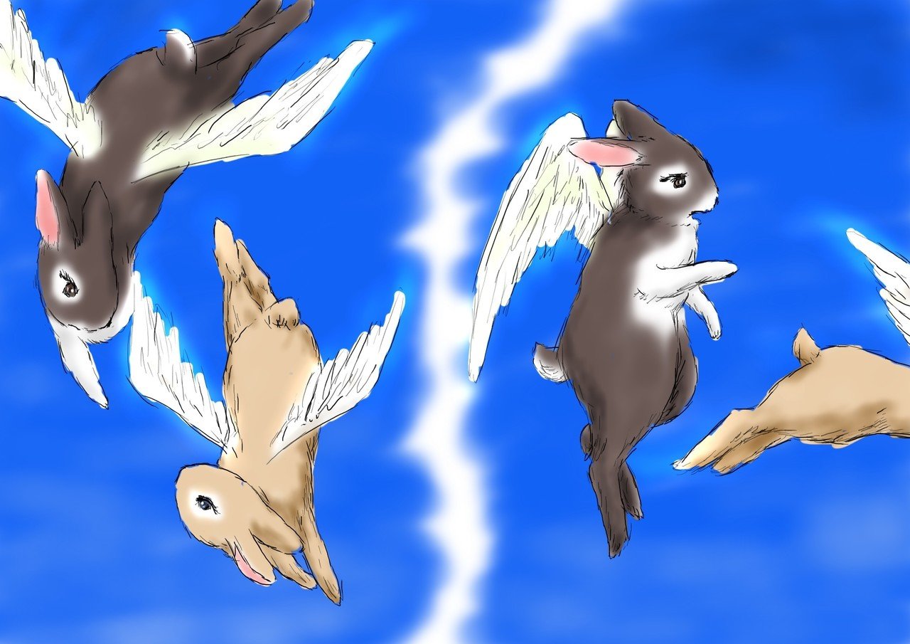 ある女の子の天使うさぎ」おんなのこと天使うさぎたち86｜AngelRabbits