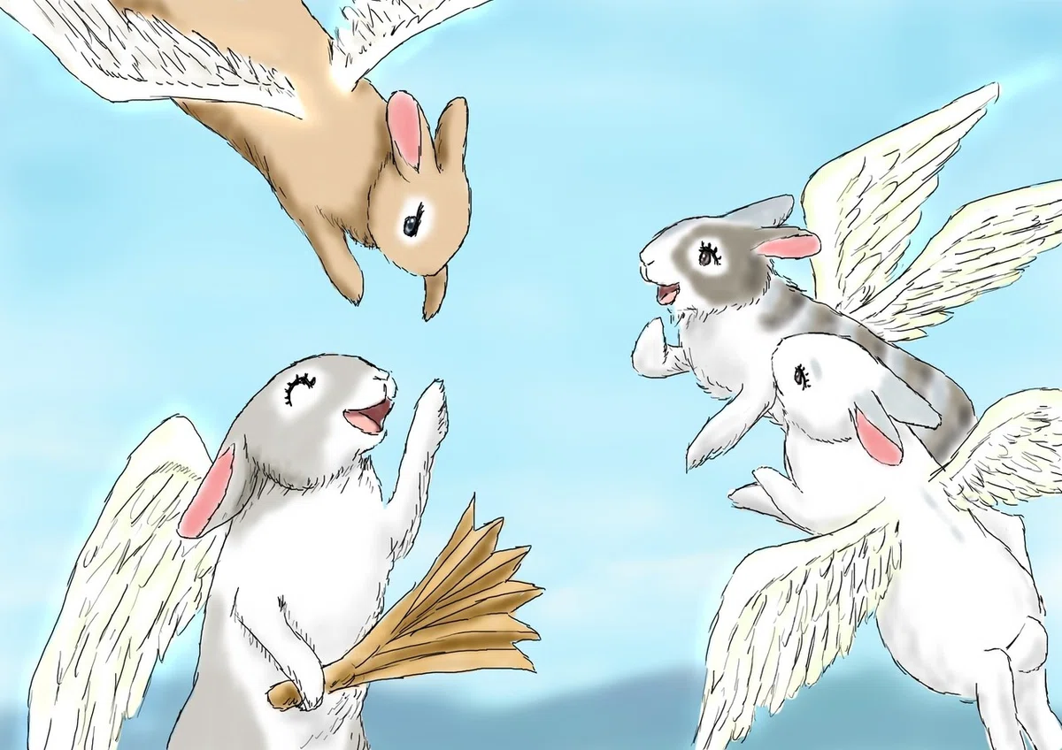 ある女の子の天使うさぎ」おんなのこと天使うさぎたち86｜AngelRabbits