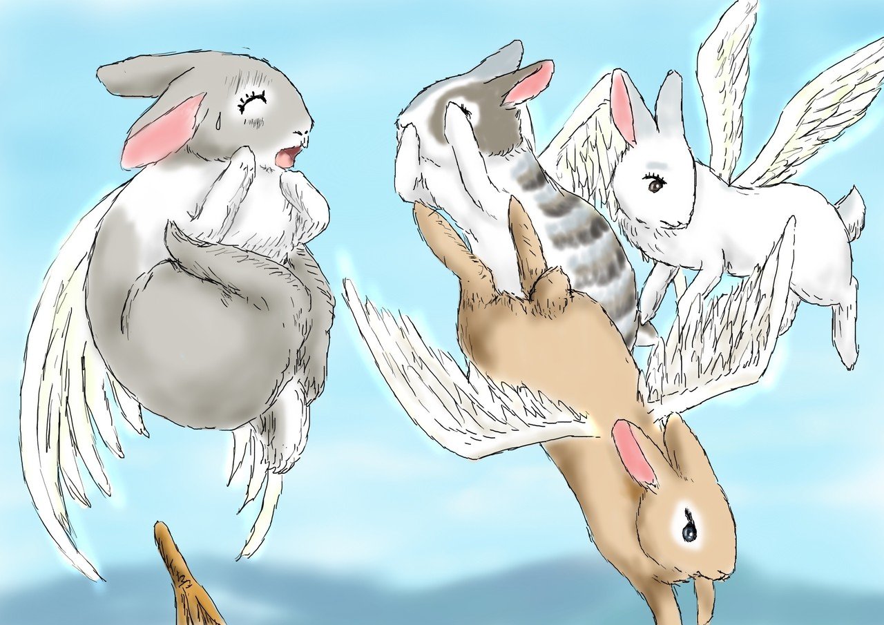 天使ピンクうさぎちゃん