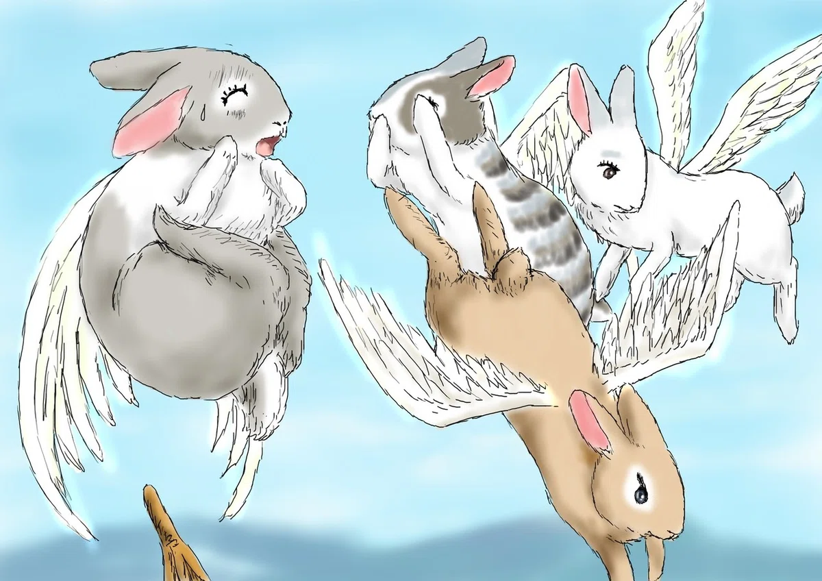ある女の子の天使うさぎ」おんなのこと天使うさぎたち86｜AngelRabbits