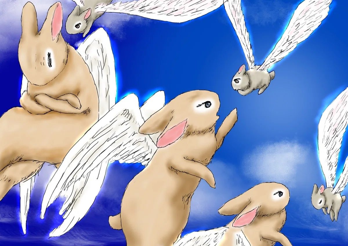 ある女の子の天使うさぎ」おんなのこと天使うさぎたち86｜AngelRabbits